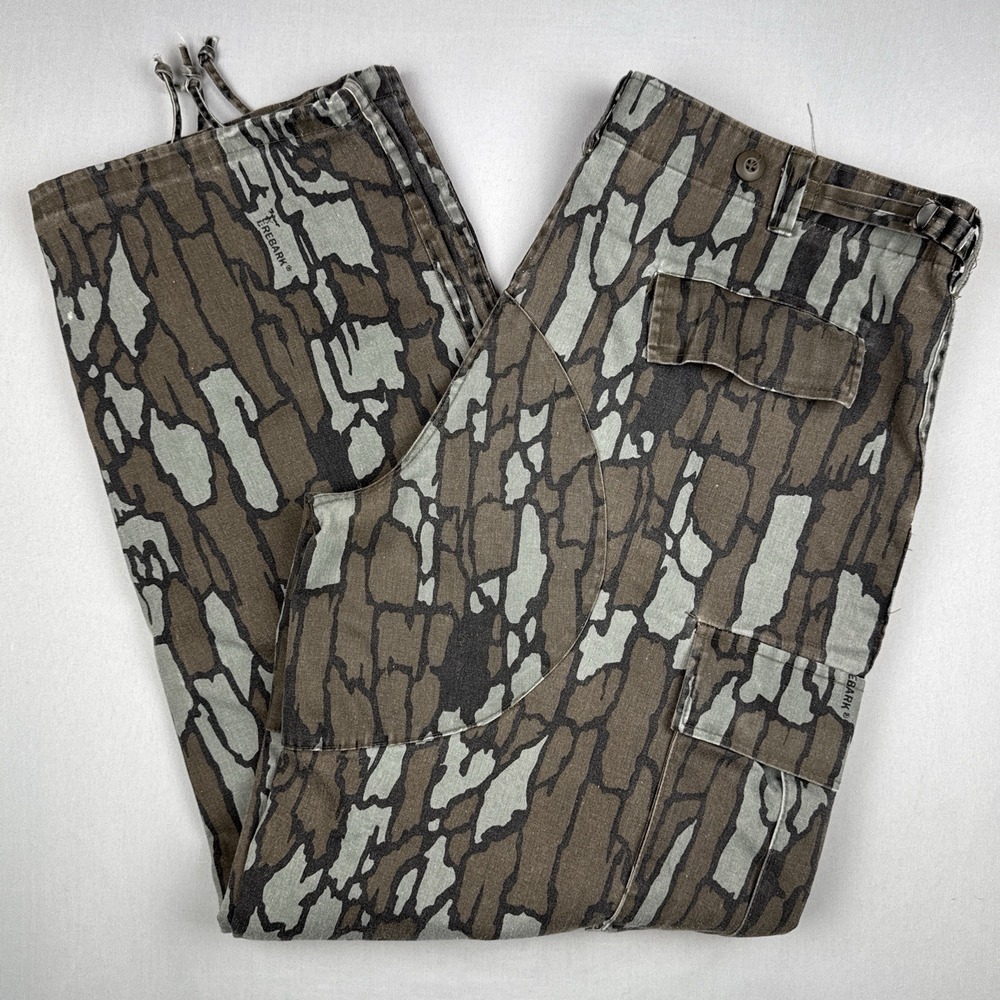 Vintage Winchester Trebark Camo Hunting Cargo Pants Size 38